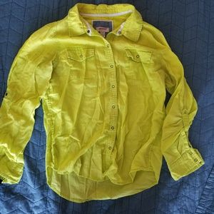 Neon Green Snap Up Shirt